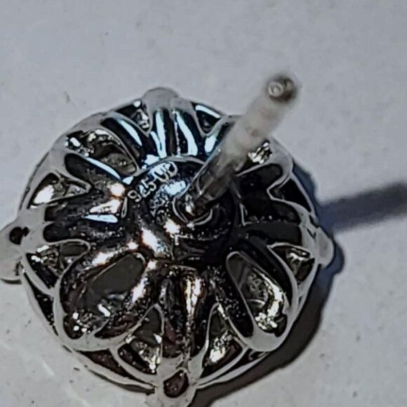 1/2 Carat T.W. Diamond Composite Round Stud Earrings MSRP $700 - Picture 11 of 11